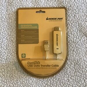 IOGEAR Smartlink USB Data Transfer Cable GUN262WE PC Mac Migration Link Cable